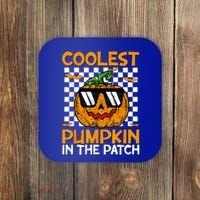 Coolest Pumpkin In The Patch Outfit Halloween Coaster thumb 0
