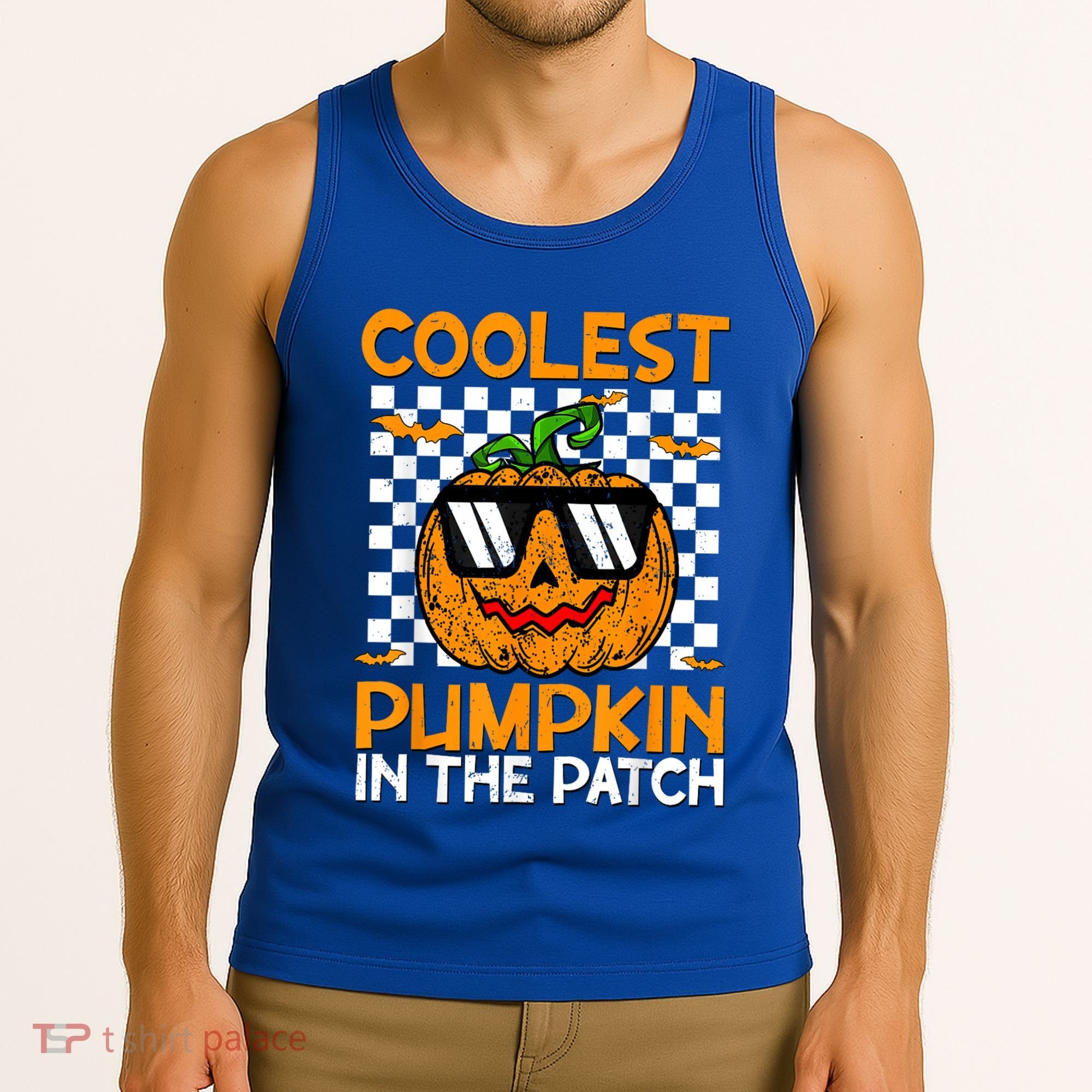 Coolest Pumpkin In The Patch Outfit Halloween Tank Top