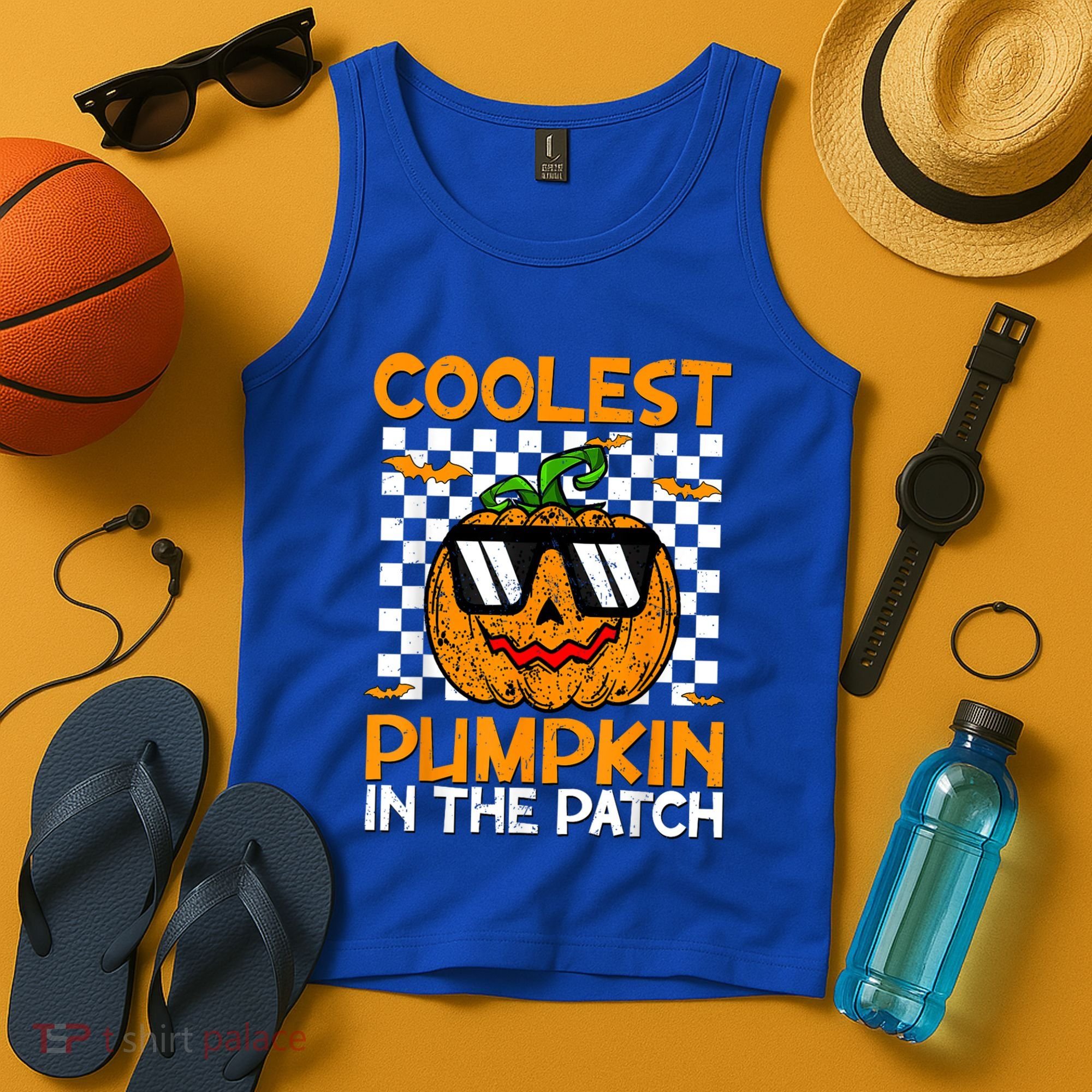 Coolest Pumpkin In The Patch Outfit Halloween Tank Top