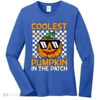 Coolest Pumpkin In The Patch Outfit Halloween Women's Long Sleeve Shirt thumb 0
