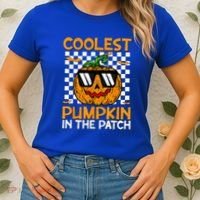 Coolest Pumpkin In The Patch Outfit Halloween Women's T-Shirt thumb 2