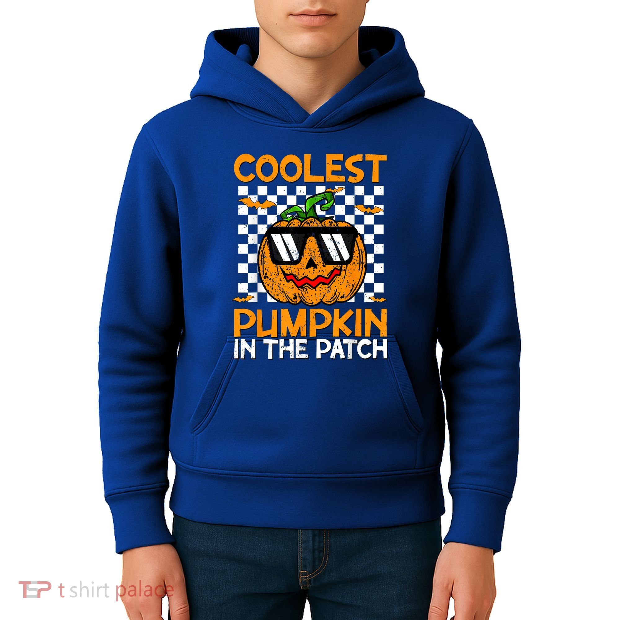 Coolest Pumpkin In The Patch Outfit Halloween Kids Hoodie