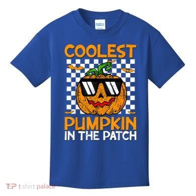 Coolest Pumpkin In The Patch Outfit Halloween Kids T-Shirt