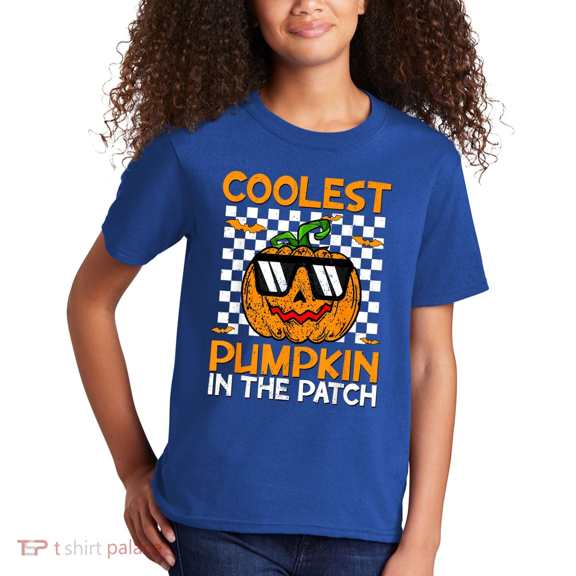 Coolest Pumpkin In The Patch Outfit Halloween Kids T-Shirt