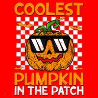Coolest Pumpkin In The Patch Outfit Halloween Santa Hat thumb 1