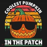 Coolest Pumpkin In The Patch Boy Retro Groovy Halloween Sweatshirt thumb 3