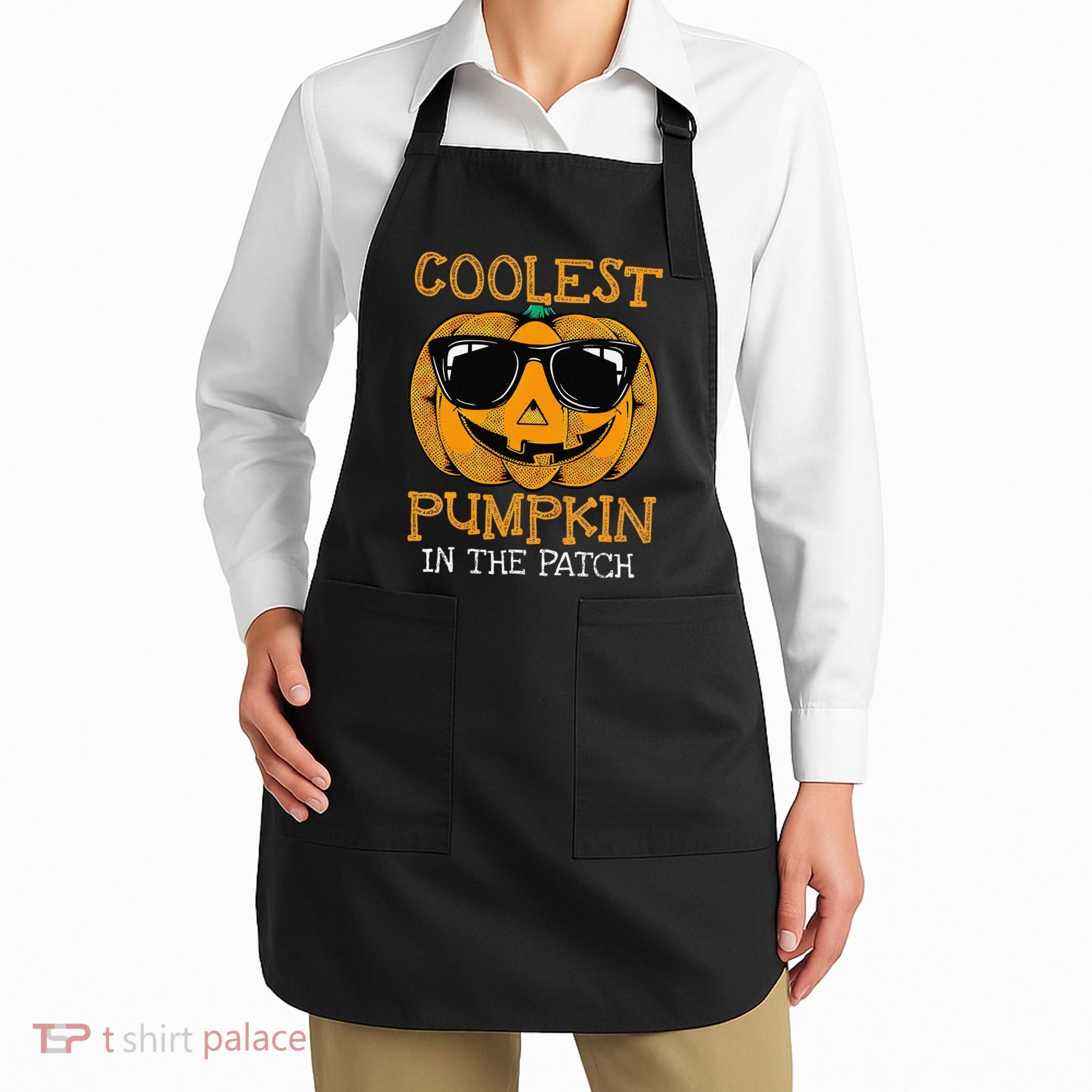 Coolest Pumpkin In The Patch Halloween Apron
