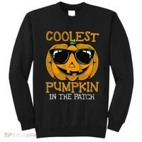 Coolest Pumpkin In The Patch Halloween Sweatshirt thumb 0