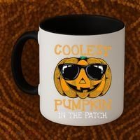 Coolest Pumpkin In The Patch Halloween Coffee Mug thumb 2