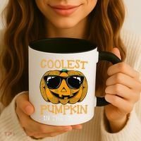Coolest Pumpkin In The Patch Halloween Coffee Mug thumb 3