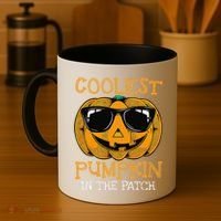 Coolest Pumpkin In The Patch Halloween Coffee Mug thumb 4