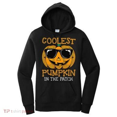 Coolest Pumpkin In The Patch Halloween Women's Hoodie
