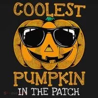 Coolest Pumpkin In The Patch Halloween Toddler Hoodie thumb 2