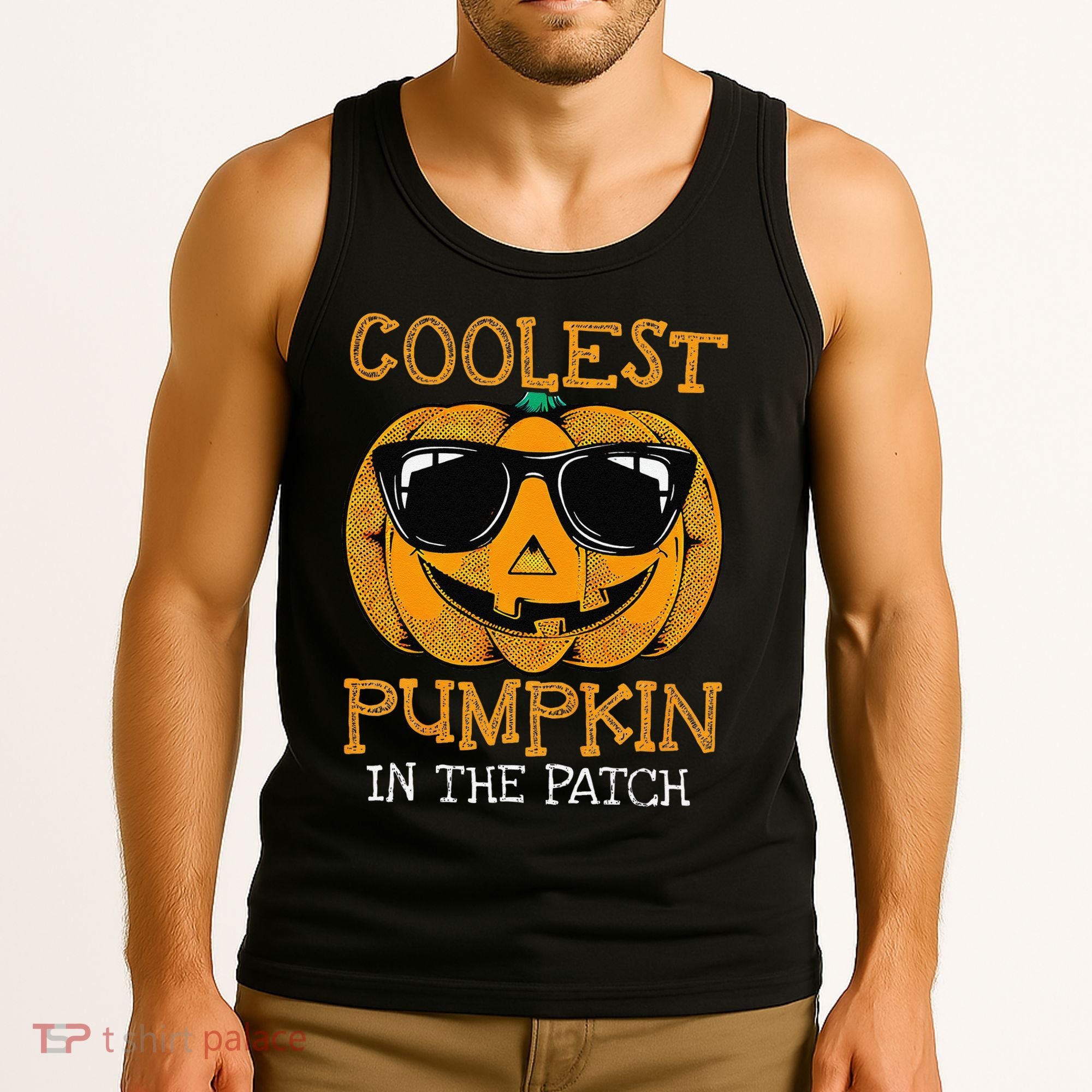 Coolest Pumpkin In The Patch Halloween Tank Top
