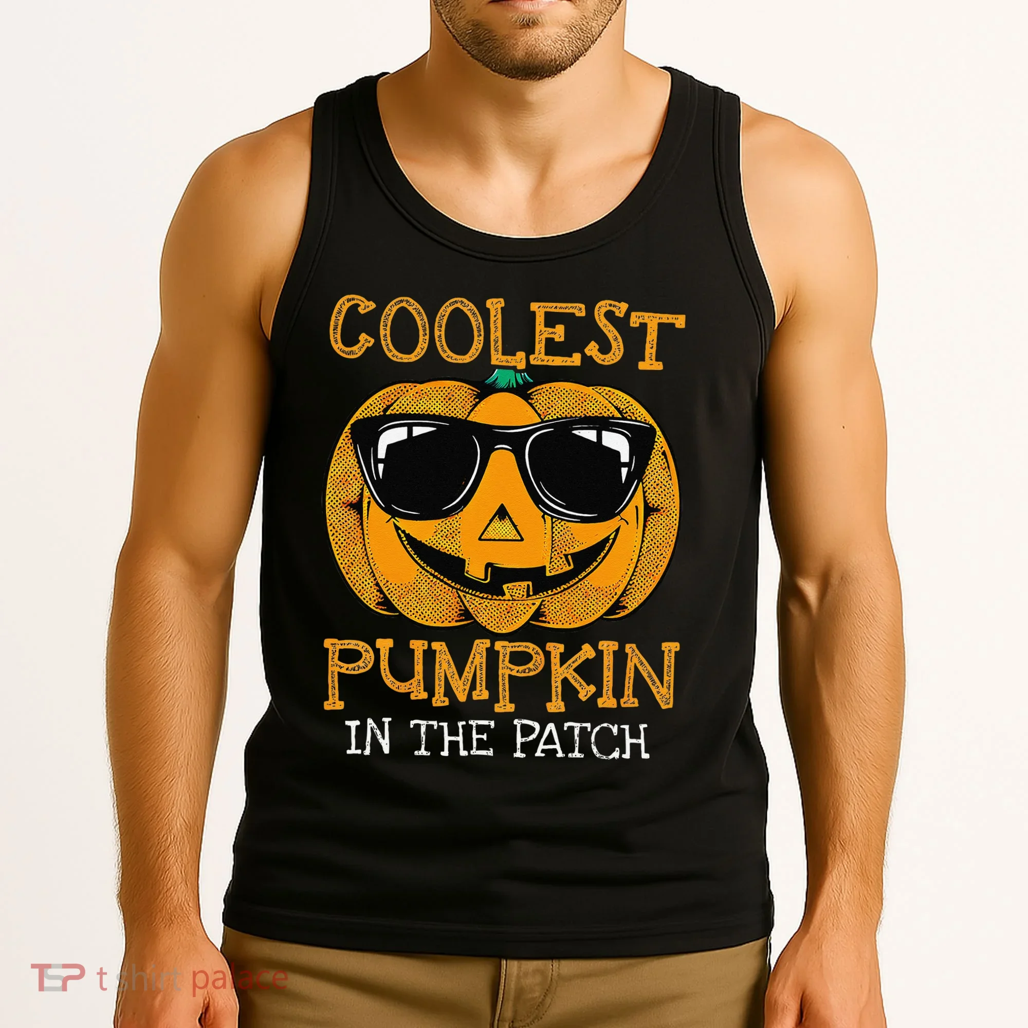 Coolest Pumpkin In The Patch Halloween Tank Top