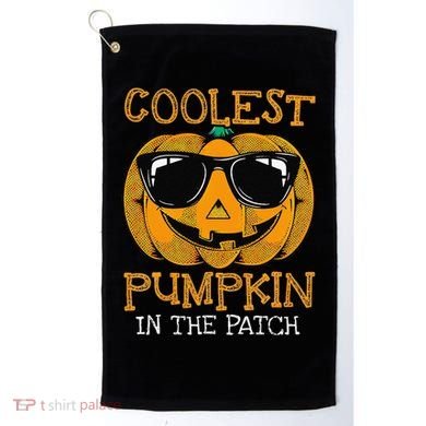 Coolest Pumpkin In The Patch Halloween Golf Towel