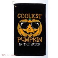 Coolest Pumpkin In The Patch Halloween Golf Towel thumb 0