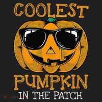Coolest Pumpkin In The Patch Halloween Golf Towel thumb 3