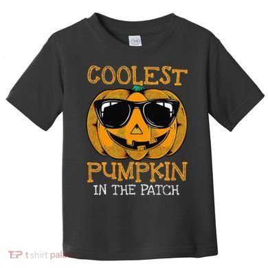 Coolest Pumpkin In The Patch Halloween Toddler T-Shirt