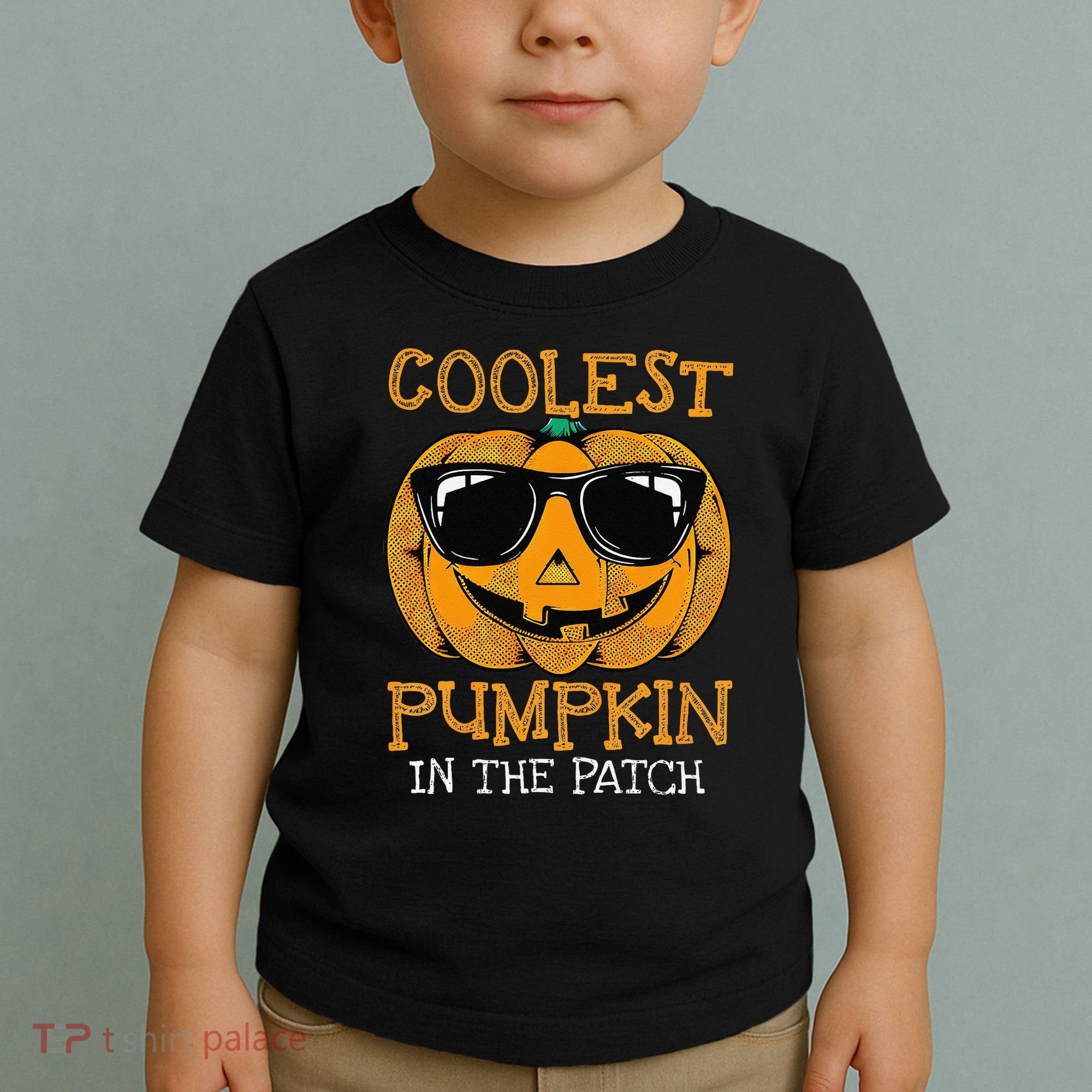 Coolest Pumpkin In The Patch Halloween Toddler T-Shirt