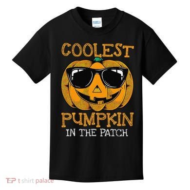 Coolest Pumpkin In The Patch Halloween Kids T-Shirt