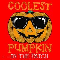 Coolest Pumpkin In The Patch Halloween Santa Hat thumb 1