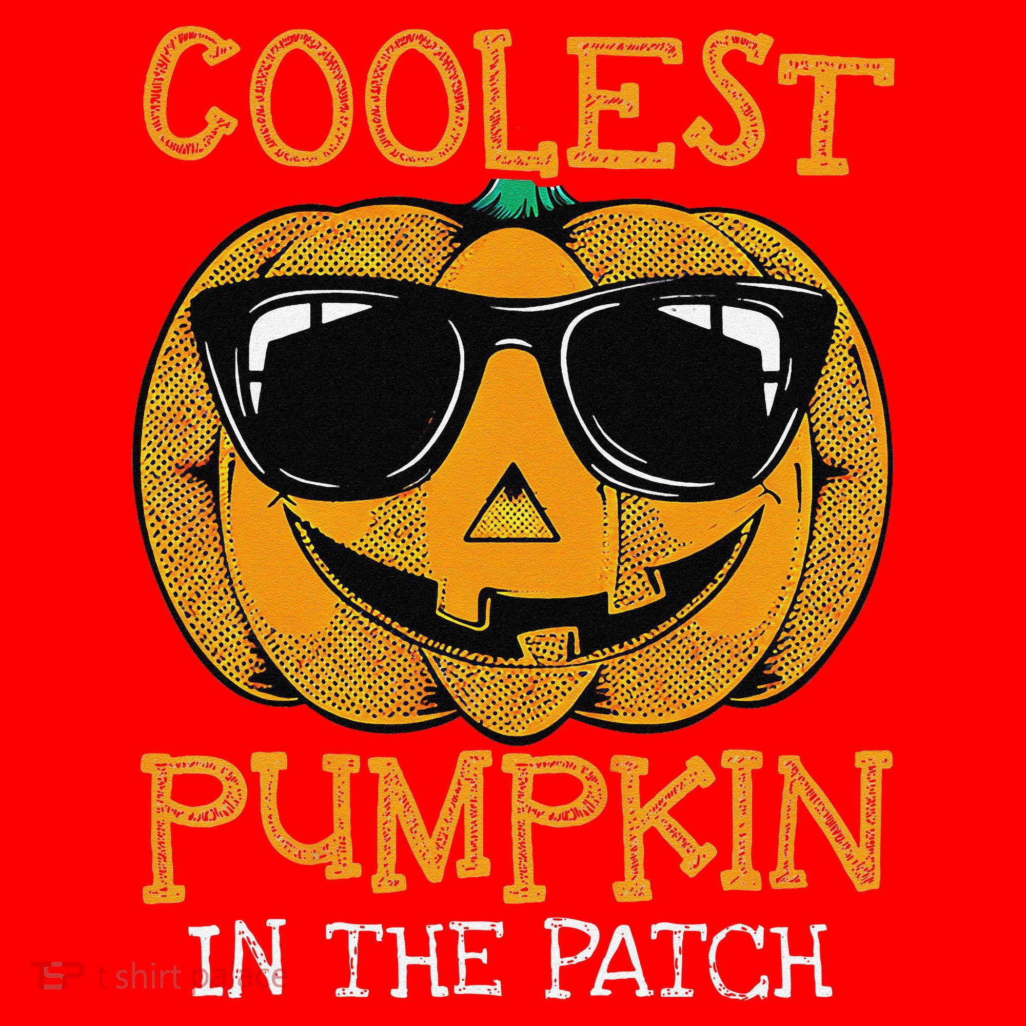 Coolest Pumpkin In The Patch Halloween Santa Hat