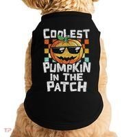 Coolest Pumpkin In The Patch Halloween Girls Doggie Tank thumb 0