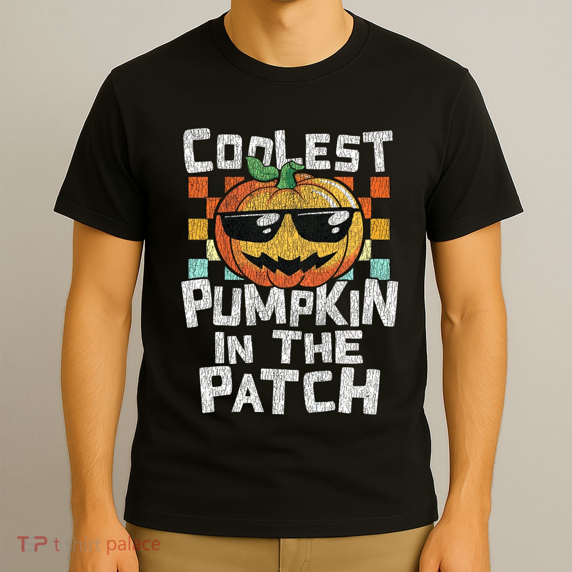 Coolest Pumpkin In The Patch Halloween Girls T-Shirt