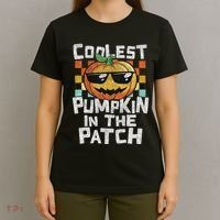 Coolest Pumpkin In The Patch Halloween Girls T-Shirt thumb 4