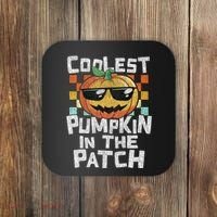 Coolest Pumpkin In The Patch Halloween Girls Coaster thumb 0
