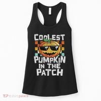 Coolest Pumpkin In The Patch Halloween Girls Women's Tank Top thumb 0