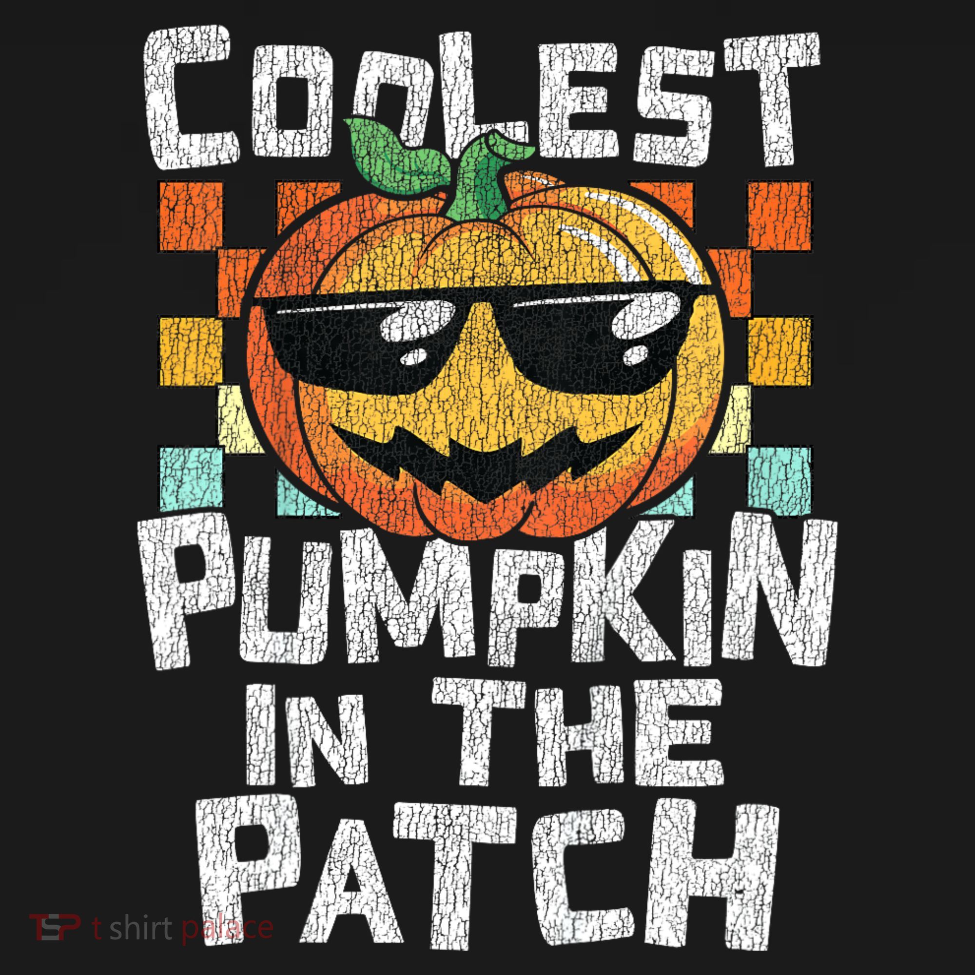 Coolest Pumpkin In The Patch Halloween Girls Women's Tank Top