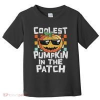 Coolest Pumpkin In The Patch Halloween Girls Toddler T-Shirt thumb 0