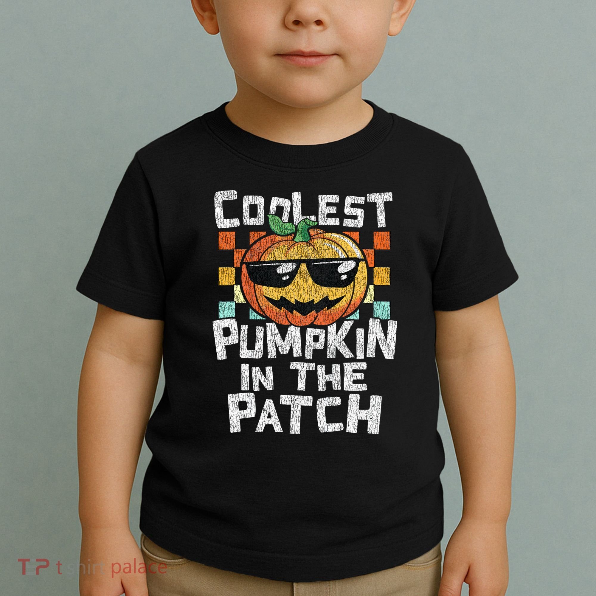 Coolest Pumpkin In The Patch Halloween Girls Toddler T-Shirt