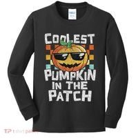Coolest Pumpkin In The Patch Halloween Girls Kids Long Sleeve Shirt thumb 0