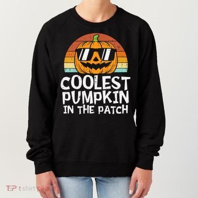 Coolest Pumpkin In The Patch Halloween Funny Gift Women's Sweatshirt