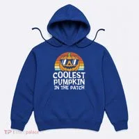 Coolest Pumpkin In The Patch Halloween Funny Gift Hoodie thumb 0