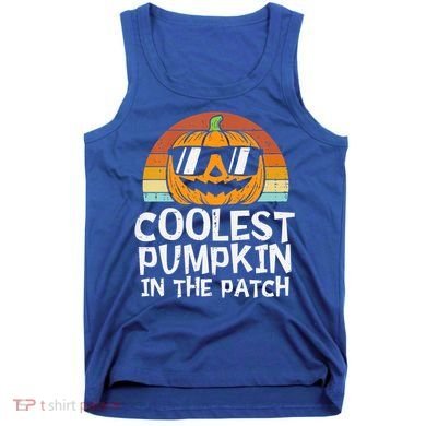 Coolest Pumpkin In The Patch Halloween Funny Gift Tank Top