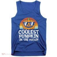Coolest Pumpkin In The Patch Halloween Funny Gift Tank Top thumb 0
