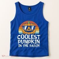Coolest Pumpkin In The Patch Halloween Funny Gift Tank Top thumb 2