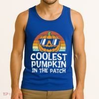 Coolest Pumpkin In The Patch Halloween Funny Gift Tank Top thumb 3