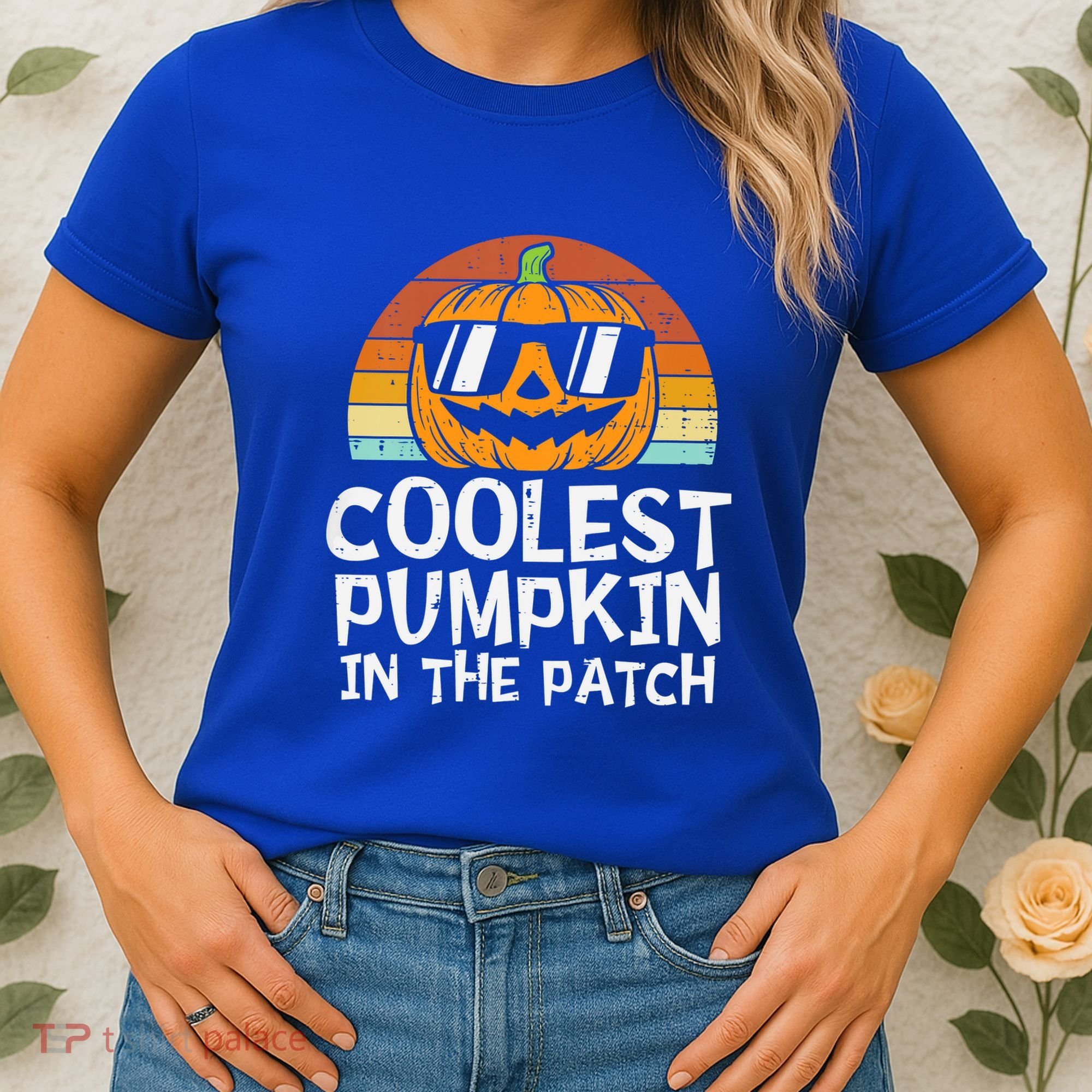 Coolest Pumpkin In The Patch Halloween Funny Gift Women's T-Shirt