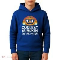 Coolest Pumpkin In The Patch Halloween Funny Gift Kids Hoodie thumb 4