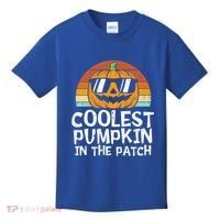 Coolest Pumpkin In The Patch Halloween Funny Gift Kids T-Shirt thumb 0