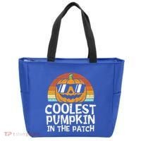 Coolest Pumpkin In The Patch Halloween Funny Gift Tote Bag thumb 0