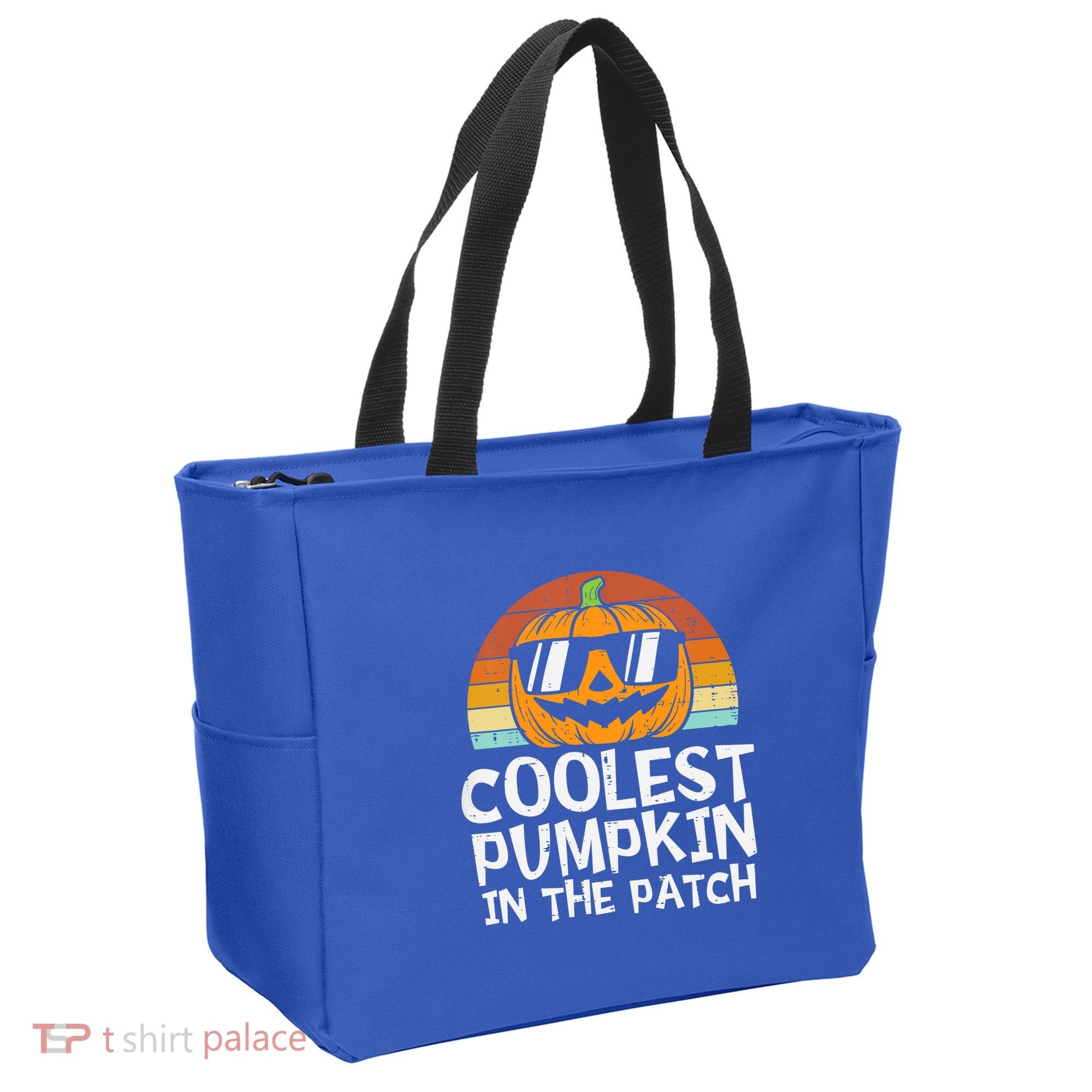 Coolest Pumpkin In The Patch Halloween Funny Gift Tote Bag