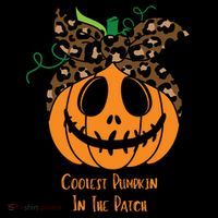 Coolest Pumpkin In The Patch Jackolantern Leopard Head Scarf Cool Gift Bucket Hat thumb 4