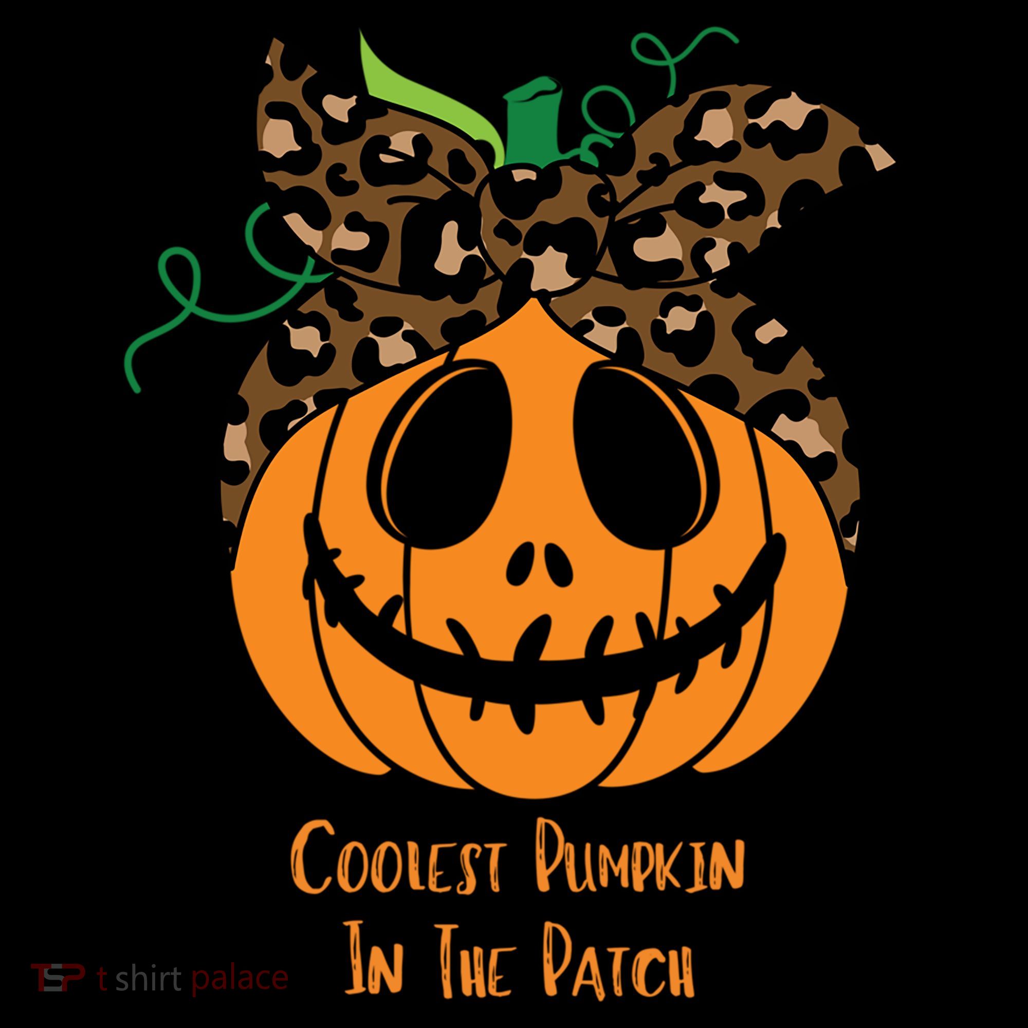 Coolest Pumpkin In The Patch Jackolantern Leopard Head Scarf Cool Gift Coffee Mug