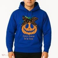 Coolest Pumpkin In The Patch Jackolantern Leopard Head Scarf Cool Gift Hoodie thumb 2